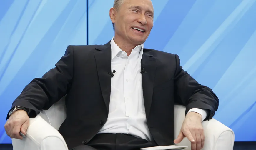Vladimir Putin intră în dialog cu ruşii în direct într-o emisiune televizată
