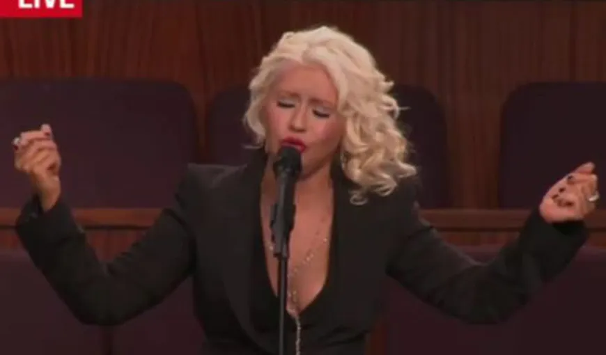 Un ultim omagiu pentru Etta James. Christina Aguilera a cântat „At Last” VIDEO