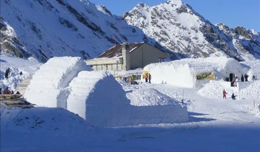 Biserica de Gheaţă de la Bâlea Lac va fi deschisă în ianuarie