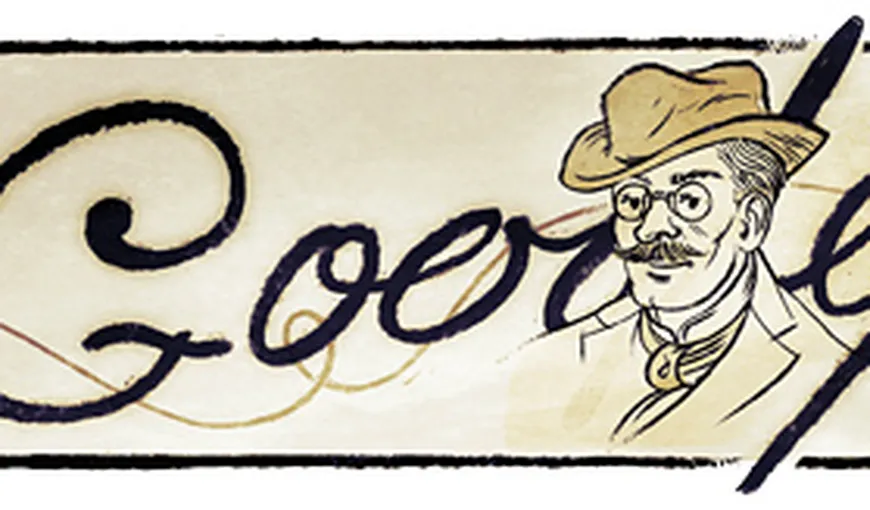 Google sărbătoreşte 160 de ani de la naşterea lui Caragiale cu un logo special