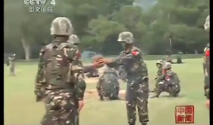 Provocare extremă! Vezi cum devin soldaţii chinezi neînfricaţi VIDEO