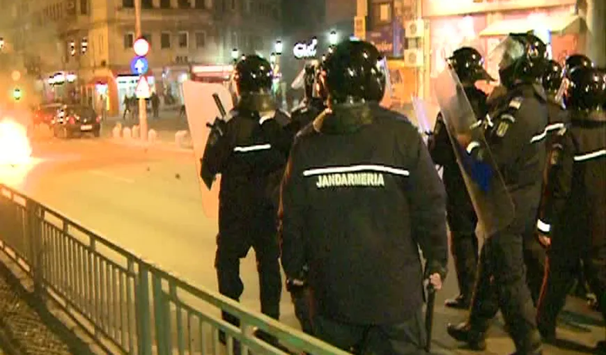 Imagini inedite de la protestul din Capitală, transmise de echipele România TV VIDEO