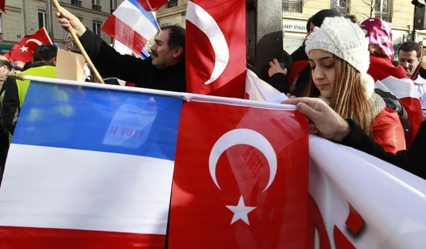 Turcia pregăteşte „sancţiuni dure” contra Franţei