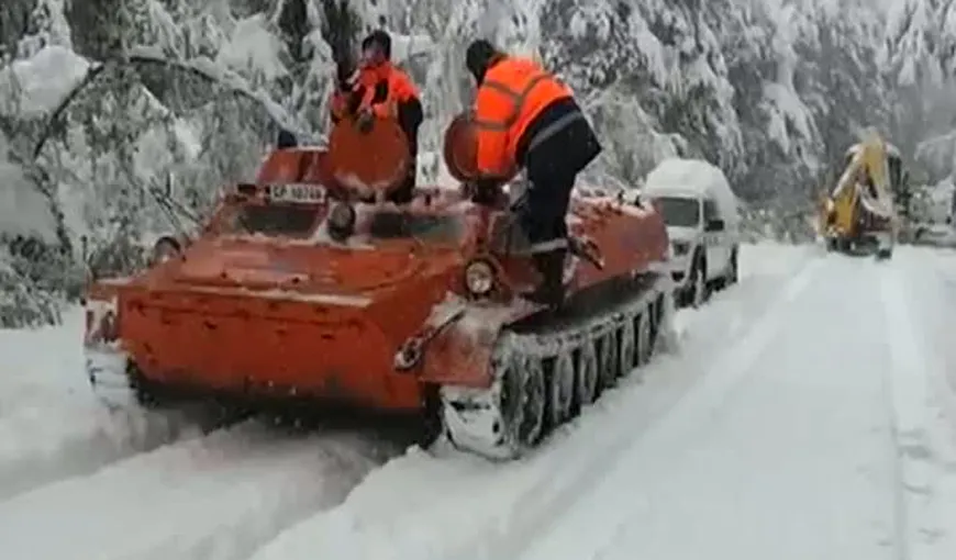 Turişti români, blocaţi în Austria şi Bulgaria din cauza ninsorilor abundente VIDEO