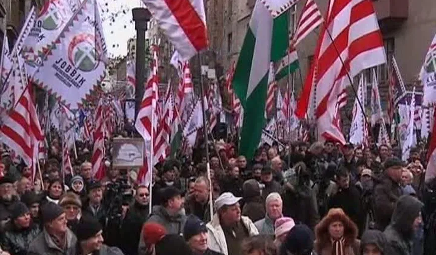 Proteste şi la Budapesta. Ungaria vrea afară din UE VIDEO