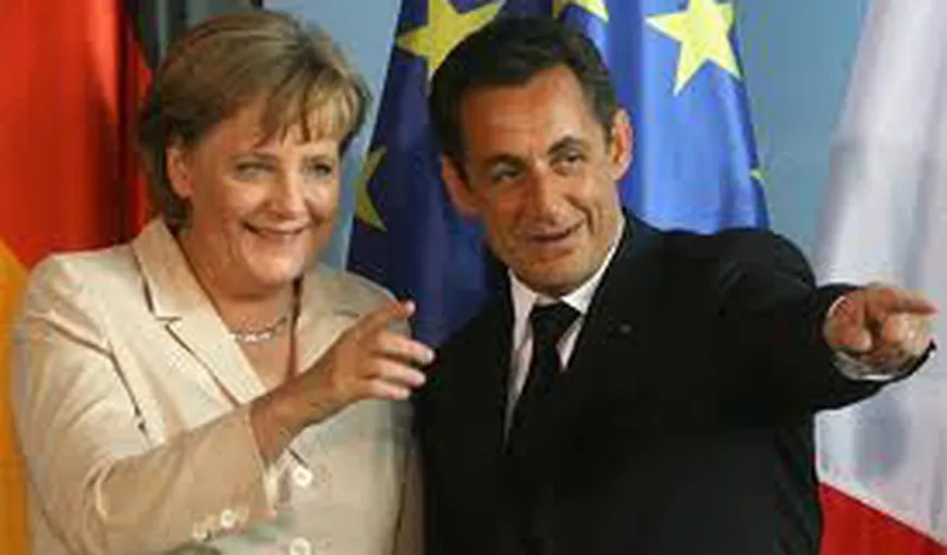 Sarkozy, majordomul Angelei Merkel VIDEO