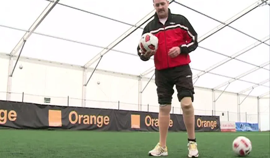 Viorel Turcu, fotbalistul fără picioare, îşi poate cumpăra proteze noi. Vezi cine l-a ajutat