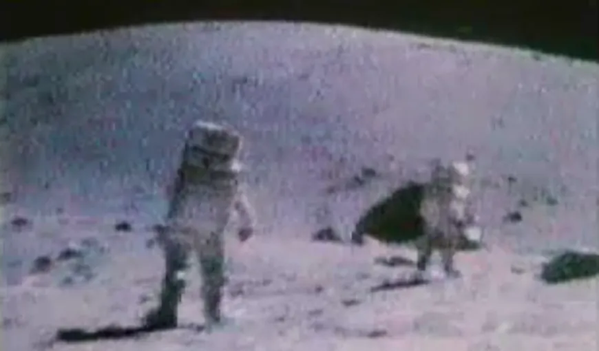 Imagini inedite. Astronauţii Apollo 17 cântă şi dansează pe Lună VIDEO