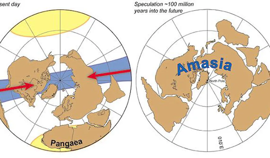 America şi Eurasia se vor uni şi vor forma un nou supercontinent, Amasia