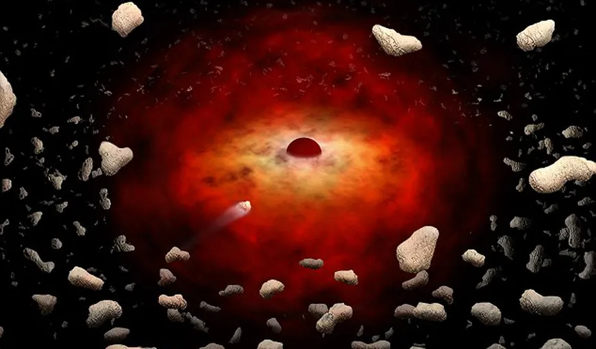 Gaura neagră supermasivă din centrul galaxiei noastre se hrăneşte cu asteroizi