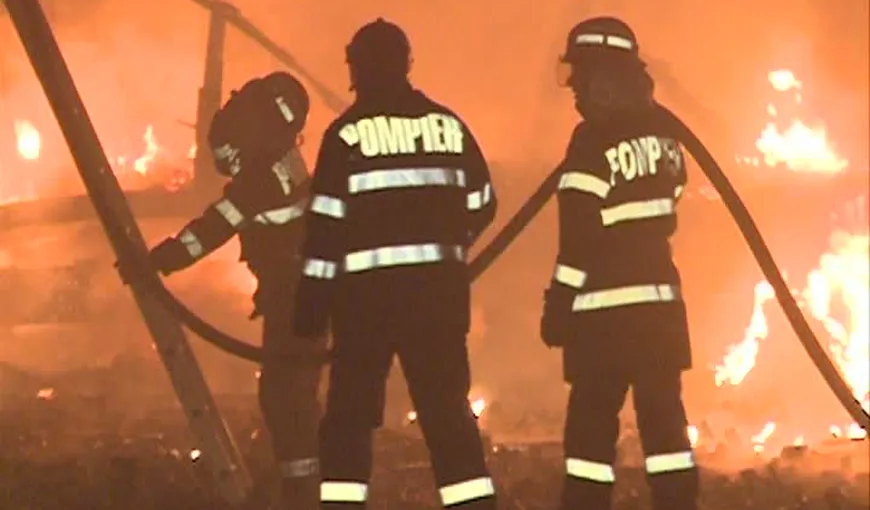 Incendiu devastator pe Centura Bucureştiului VIDEO