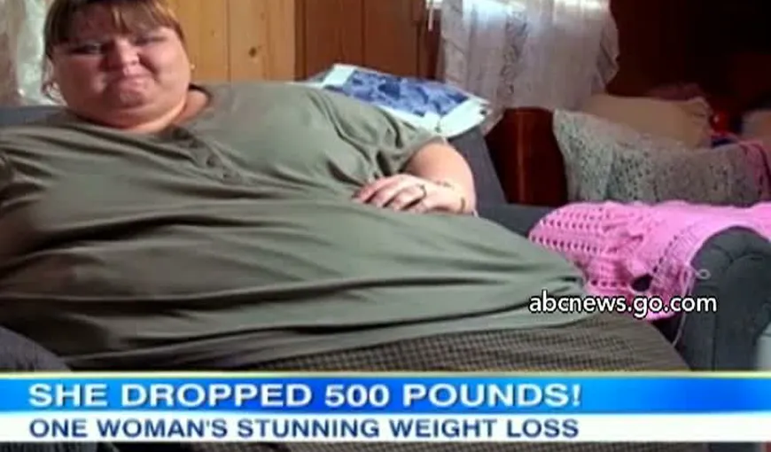 O americancă a slăbit 230 de kilograme. Vezi ce mânca la o masă VIDEO
