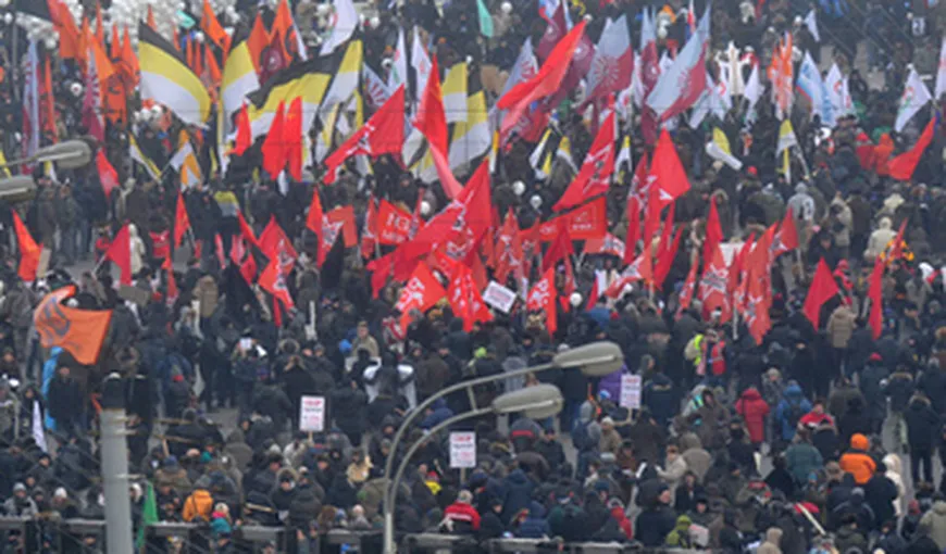 Rusia: Ample manifestaţii pro-Putin cu participarea a cel puţin 50.000 de persoane