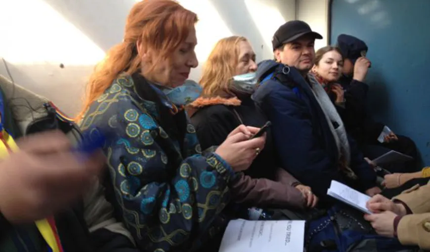 Brianna Caradja şi protestatarul de la Bruxelles, în duba Jandarmeriei. Vezi ce au făcut VIDEO