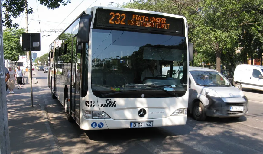 Un şofer fără permis a condus autobuze RATB pe linia 232 din Capitală VIDEO