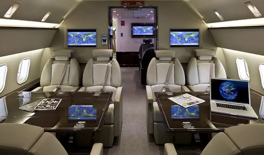 „Apartamentul din aer” – Vezi cum arată avionul de 80 de milioane de dolari VIDEO