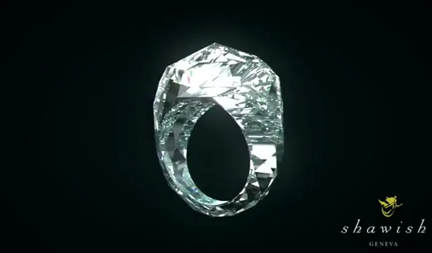 Inelul creat dintr-un singur diamant a intrat în Cartea Recordurilor VIDEO