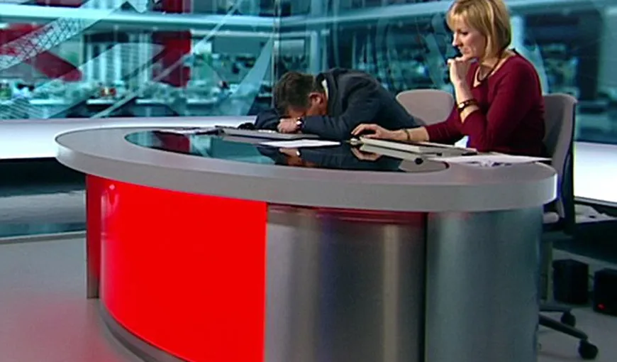 Un prezentator de la BBC a adormit „în direct”, în studiou VIDEO