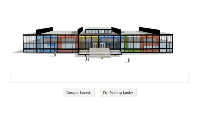 Google îl sărbătoreşte pe arhitectul Mies van der Rohe, printr-un logo special FOTO