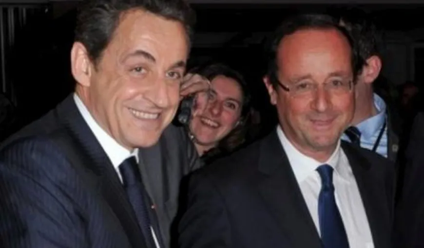 Sarkozy şi adversarul lui la prezidenţiale, Hollande, sunt rude. La fel sunt şi nevestele lor