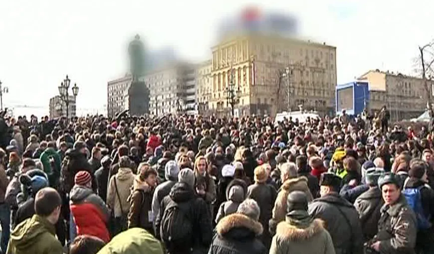 Proteste anti-Putin la Moscova