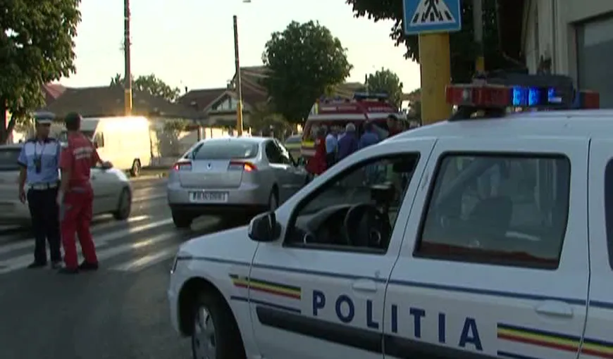 Două femei din Sibiu au fost rănite pe trotuar de remorca unui camion, care s-a desprins VIDEO