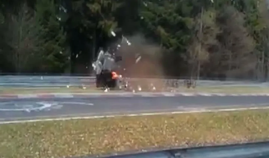Teribil accident pe o pistă de Formula 1 din Germania VIDEO