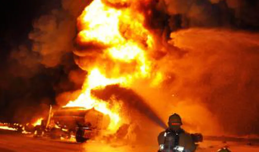 O autostradă din California a fost incendiată de un şofer beat