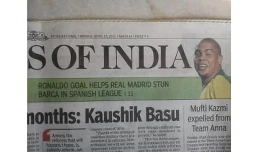 Confuzie galactică: Cristiano Ronaldo, de nerecunoscut pentru indieni