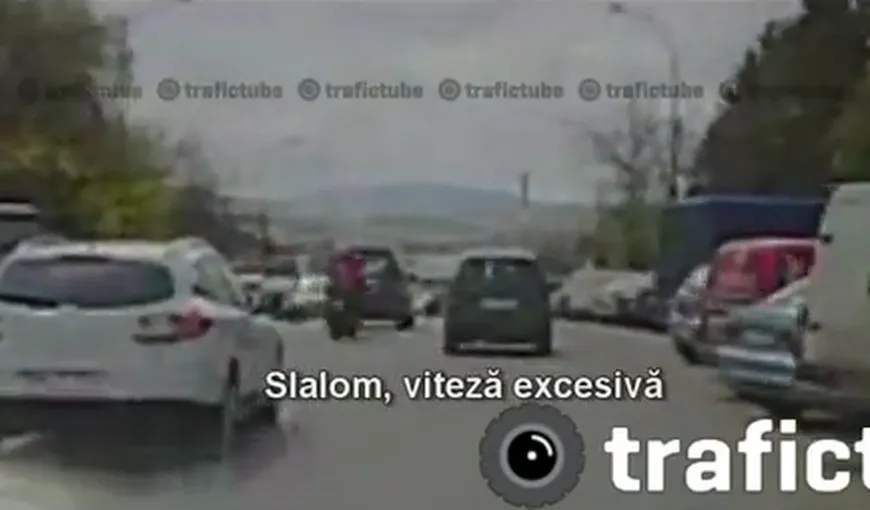 Accident mortal pentru un motociclist care gonea nebuneşte printre maşini VIDEO