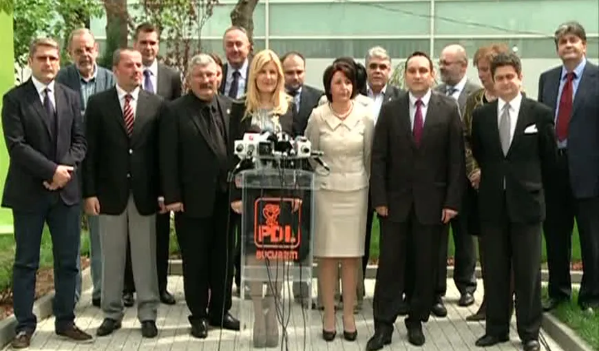 Udrea a prezentat echipa finală a PDL pentru Bucureşti VIDEO