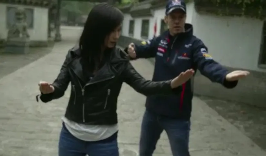 Sebastian Vettel ia lecţii de Kung Fu VIDEO