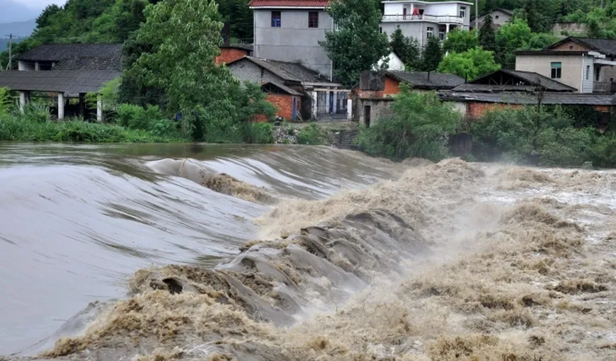 China se confruntă cu inundaţii masive VIDEO