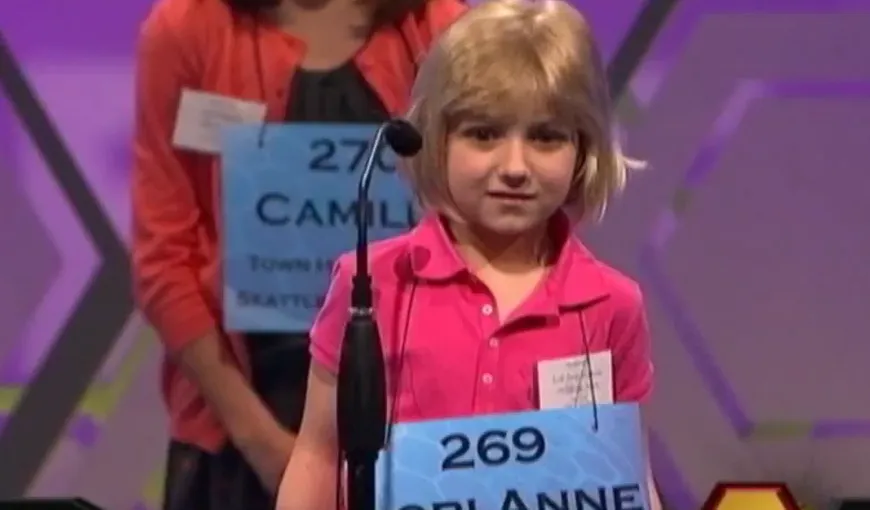 O româncă de 6 ani a uimit SUA la un concurs de limbă engleză VIDEO