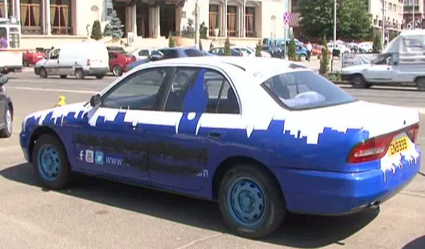 Bătălia electorală la Iaşi. O maşină de campanie a fost vandalizată VIDEO