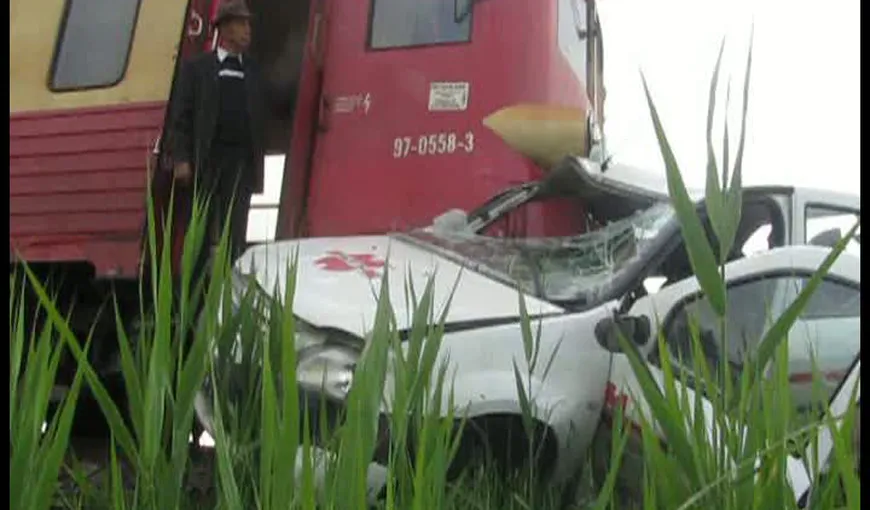 Accident pe calea ferată, în Sibiu. Un bărbat a murit VIDEO