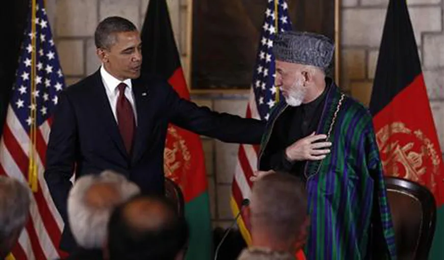 Karzai i-a mulţumit lui Obama pentru că a susţinut Afganistanul din banii contribuabililor americani