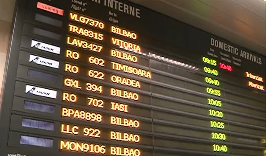 Cea mai aglomerată zi din istoria Aeroportului Otopeni. Mii se spanioli au ajuns în Capitală VIDEO