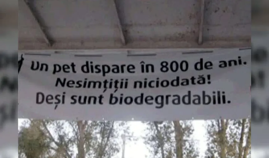 Slogan pentru protejarea Deltei: Nesimţiţii nu dispar niciodată! Deşi sunt biodegradabili