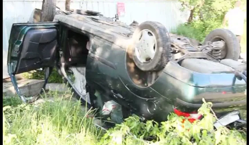 Cascadorie cu un şofer beat în Botoşani VIDEO