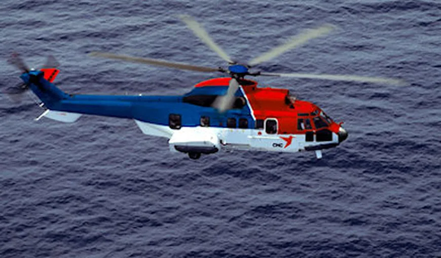 Salvare spectaculoasă a unui elicopter cu 14 oameni al bord, în Marea Nordului VIDEO