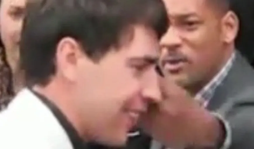 Will Smith a pălmuit un reporter, după ce acesta a încercat să îl sărute VIDEO