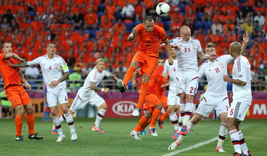 Euro 2012: Olanda învinsă de Danemarca, scor 1-0, în primul meci al grupei B