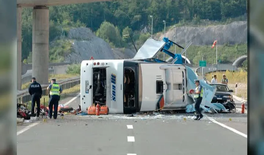 Tragedie în Croaţia: 7 morţi şi 44 de răniţi într-un accident de autocar