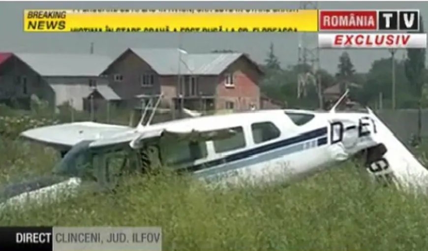 Supravieţuitor al accidentului aviatic: Nu credeam că am scăpat, am crezut că e sufletul VIDEO