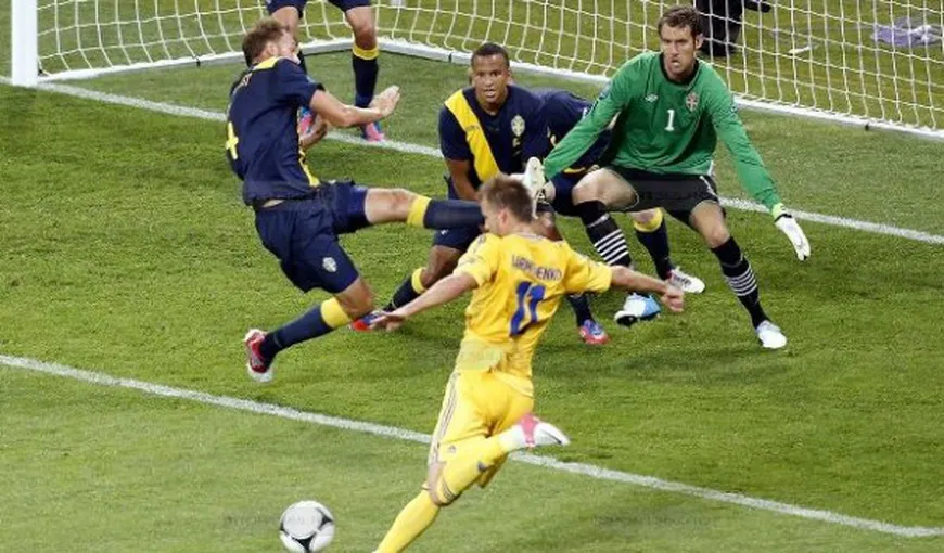 EURO 2012. Franţa a învins Ucraina, scor 2-0. Meciul a fost SUSPENDAT timp de o oră
