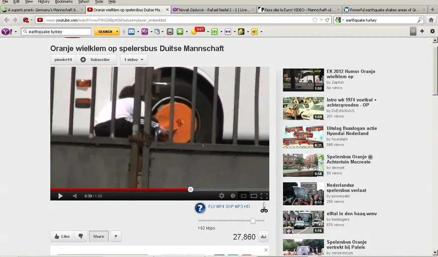 Singur împotriva Panzerelor. Un olandez a blocat autocarul Germaniei VIDEO
