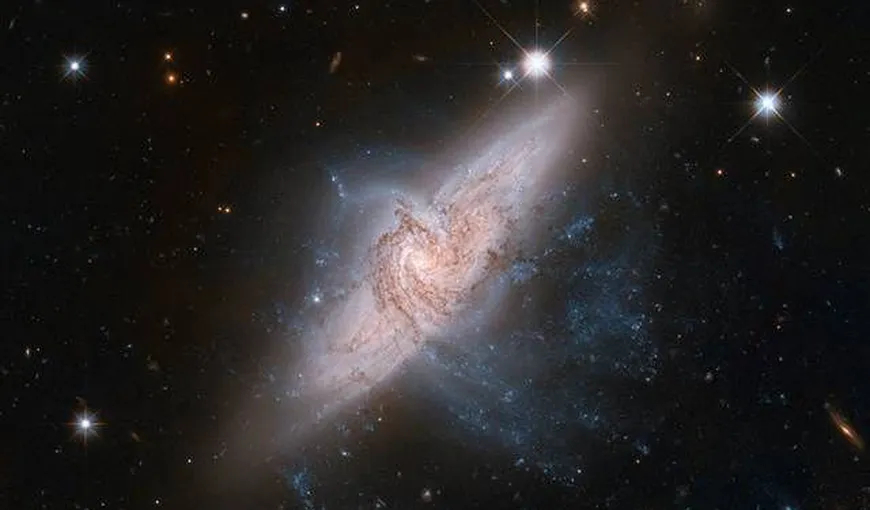 Fenomen SPECTACULOS, surprins în imagini: Cum se ciocnesc două galaxii VIDEO