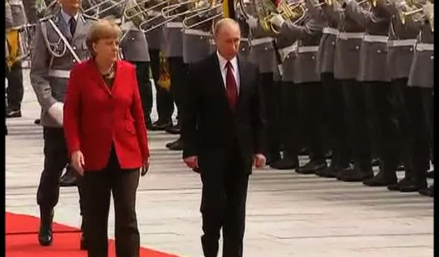 Putin se află în vizită oficială în Germania