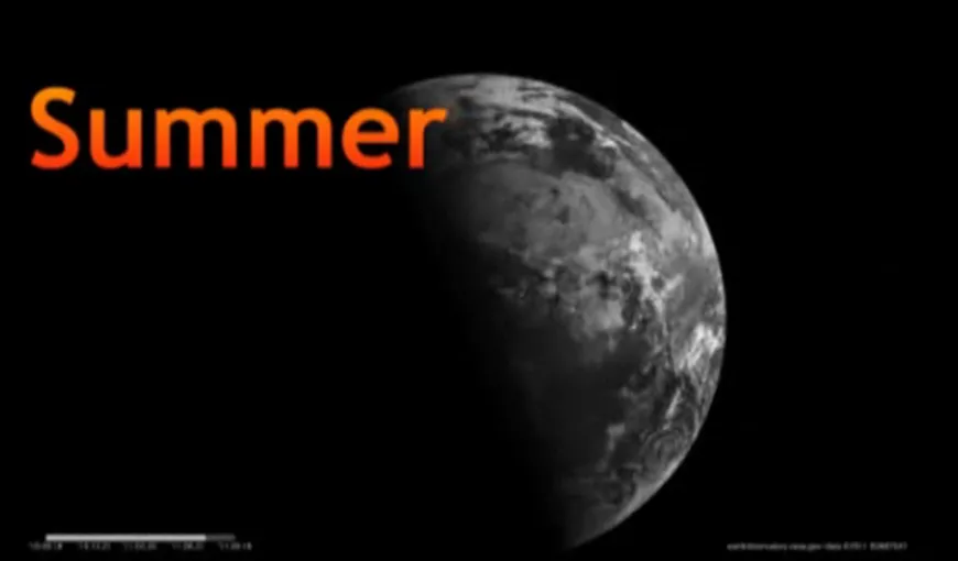 Cum se vede schimbarea anotimpurilor de pe Pământ din spaţiu VIDEO
